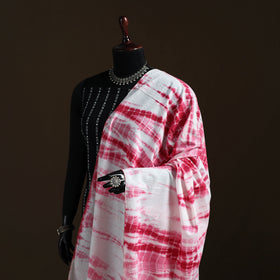 Shibori Tie-Dye Cotton Dupatta with Tassels 45