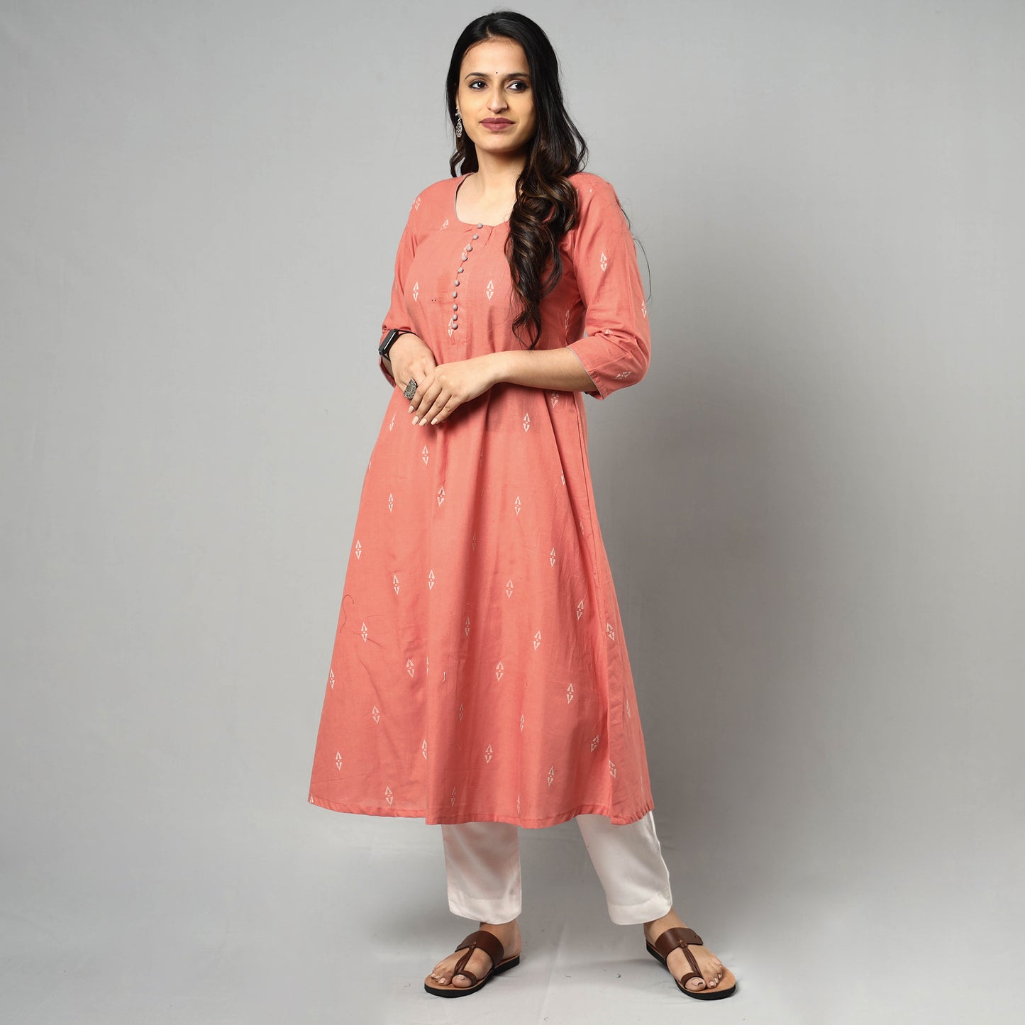 jacquard kurta