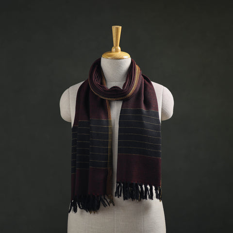 Kumaun Handwoven Pure Merino Wool Stole 83