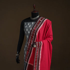 Sambalpuri Ikat Cotton Dupatta from Odisha 10