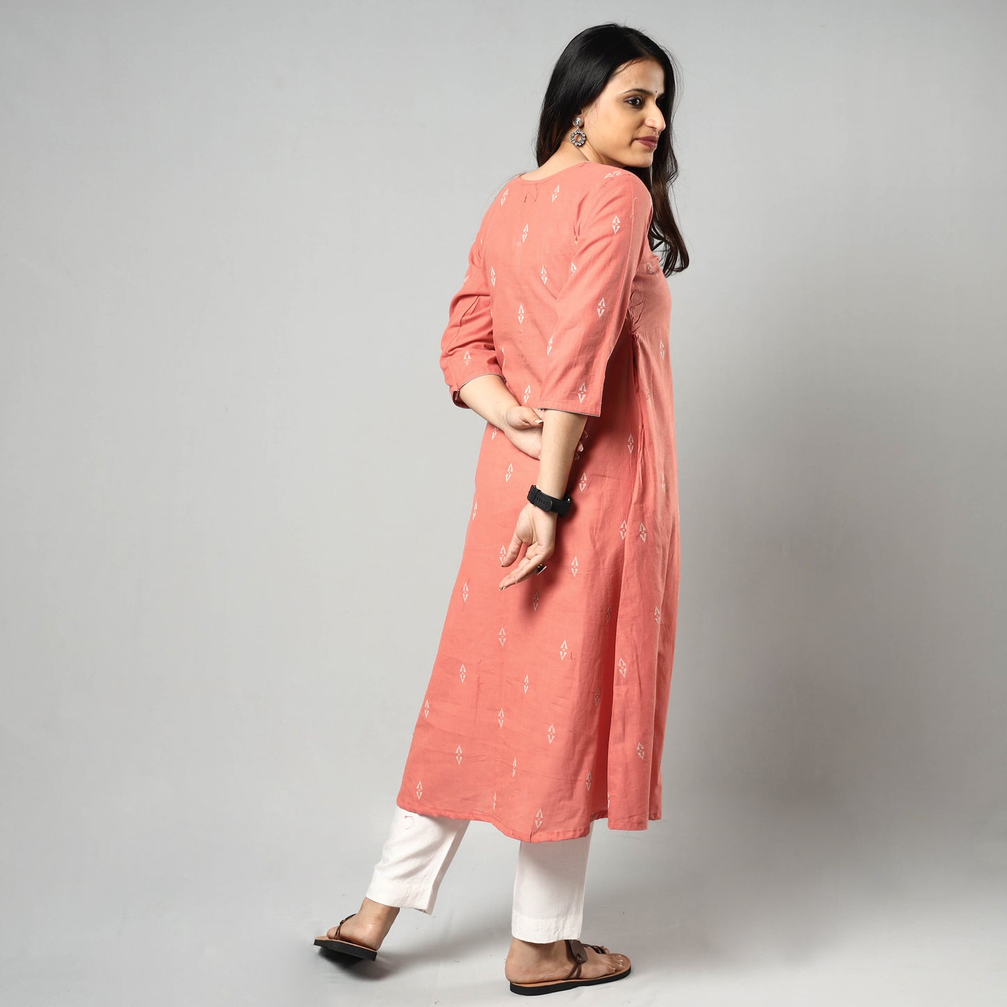 jacquard kurta