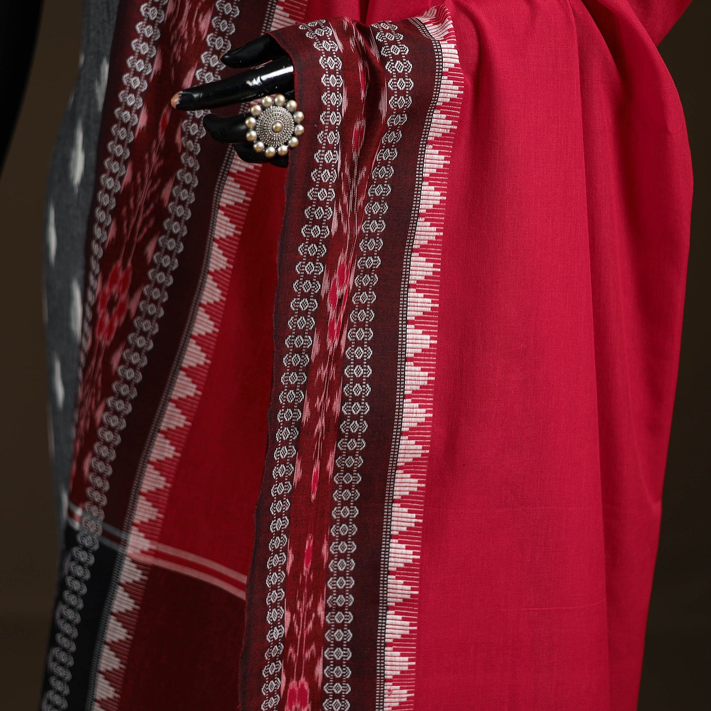 Sambalpuri Ikat Cotton Dupatta from Odisha 10