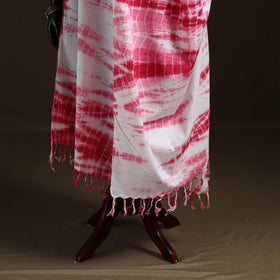 Shibori Tie-Dye Cotton Dupatta with Tassels 45