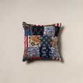Handcrafted Patchwork Cushion Cover (16 x 16 in) 23