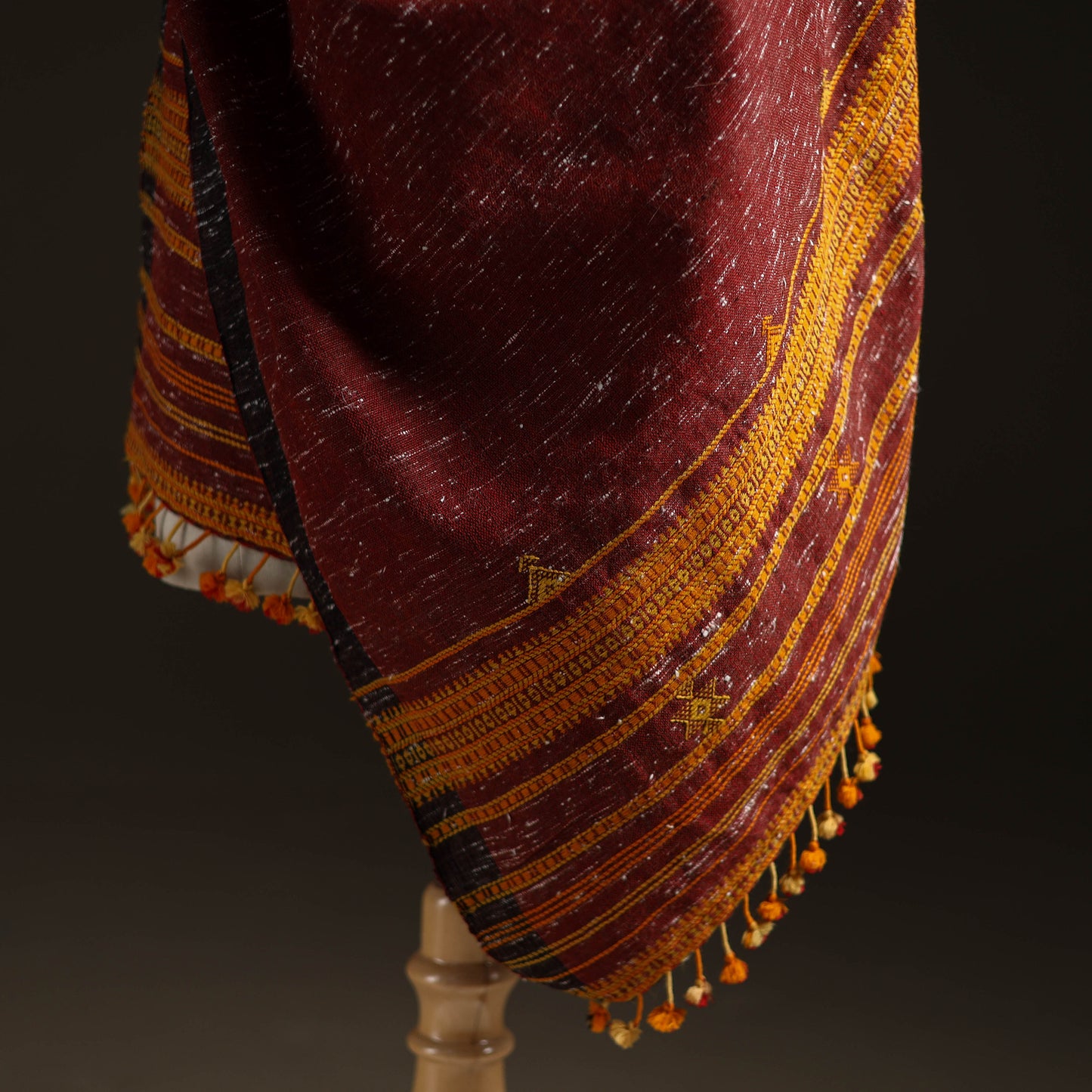 Kutch Bhujodi Handwoven Merino Wool Shawl 26