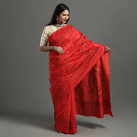 Kantha Embroidery Saree 