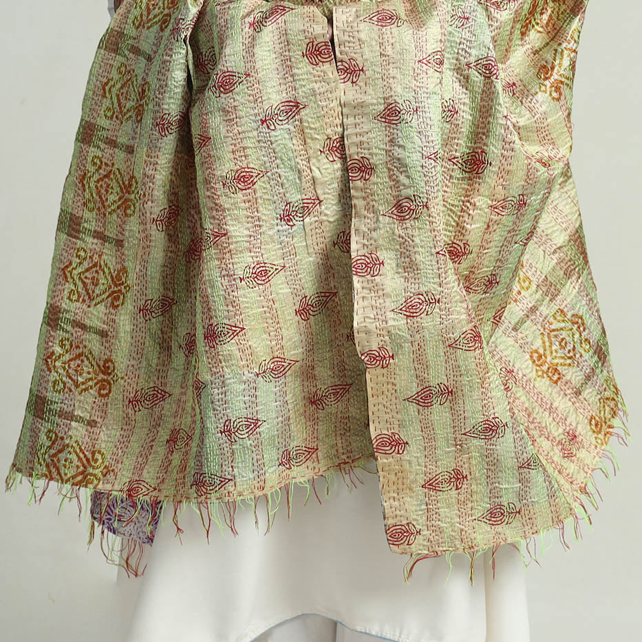 kantha embroidery dupatta