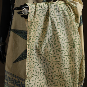 Sanganeri Hand Block Print Chanderi Silk Dupatta 47