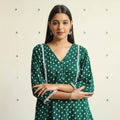 Buy Bandhani Tie-dye Cotton Straight Kurta 12 Online at iTokri.com