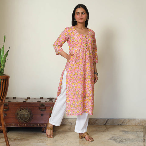 Sanganeri Block Printed Kurta
