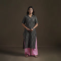 Pochampally Ikat Cotton Straight Kurta for Women 11