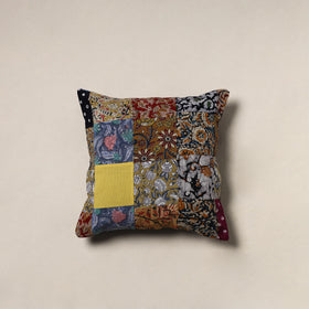 Handcrafted Patchwork Cushion Cover (16 x 16 in) 20