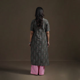 Pochampally Ikat Cotton Straight Kurta for Women 11