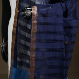 Pure Handloom Cotton Nizam Zari Border Mangalagiri Dupatta 59