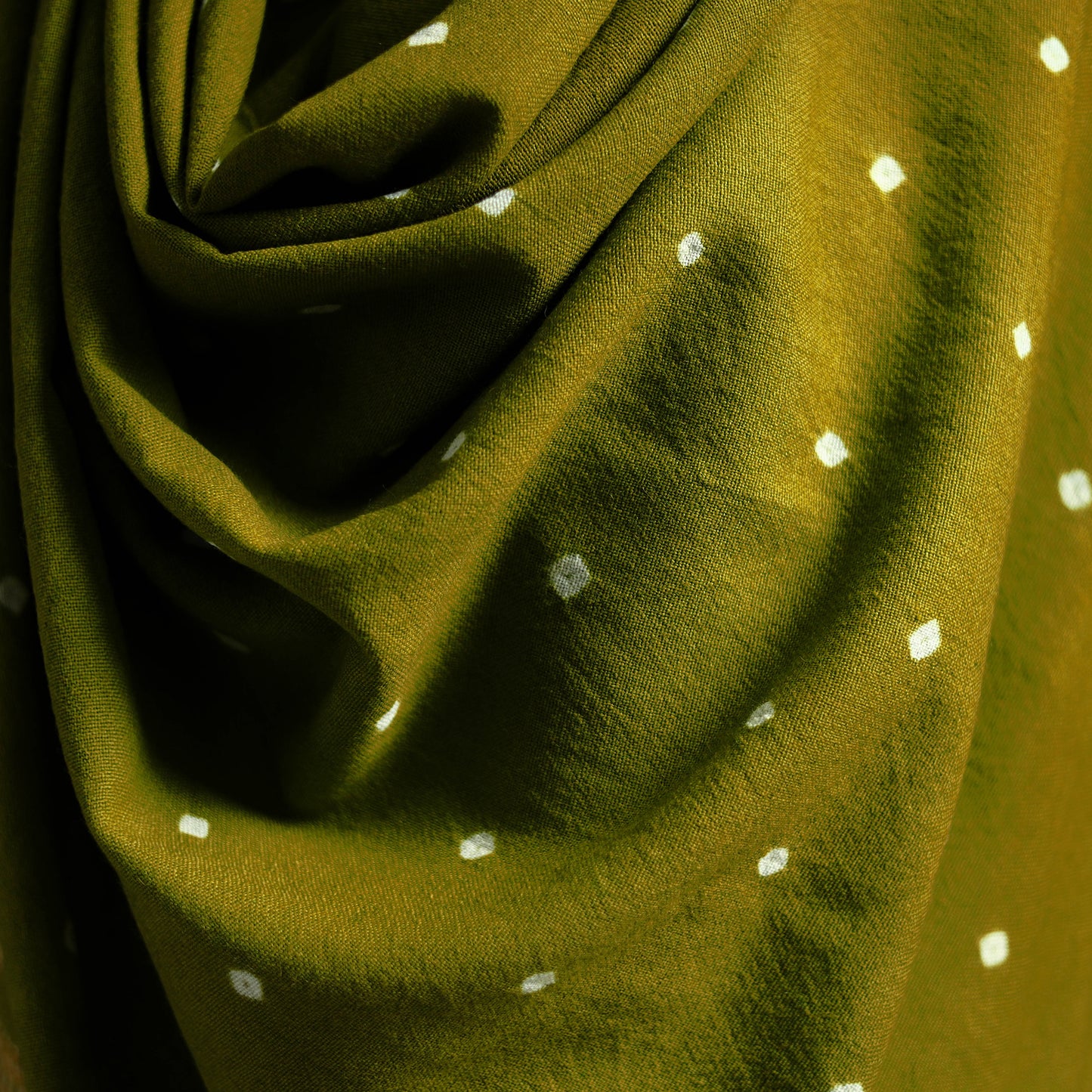 Kutch Handwoven Merino Wool Bandhani Tie-Dye Shawl 20
