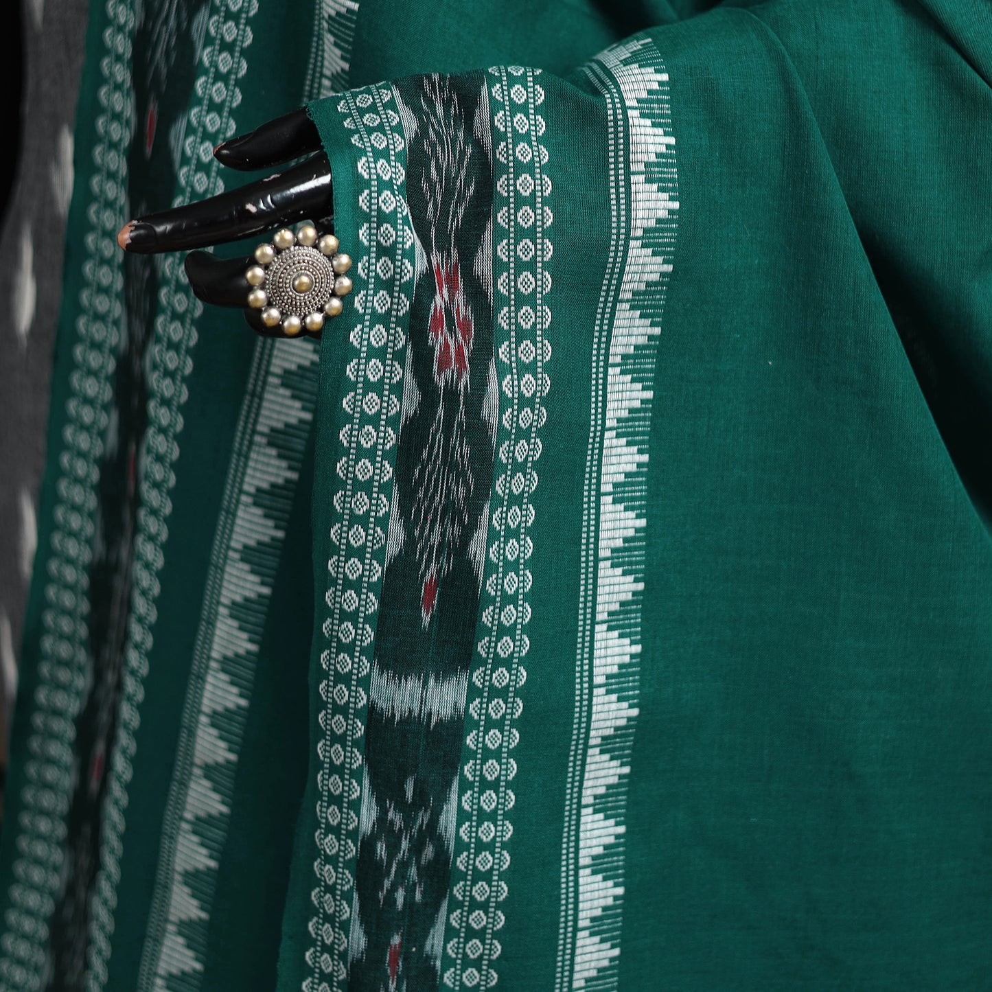 Sambalpuri Ikat Cotton Dupatta from Odisha 13