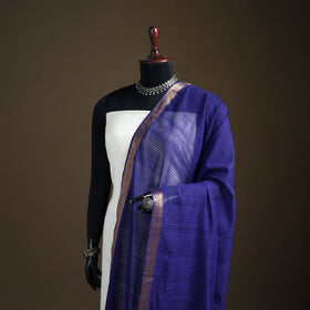 Pure Handloom Cotton Nizam Zari Border Mangalagiri Dupatta 60