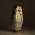 Sanganeri Hand Block Print Chanderi Silk Dupatta 49