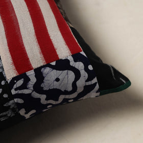Handcrafted Patchwork Cushion Cover (16 x 16 in) 18