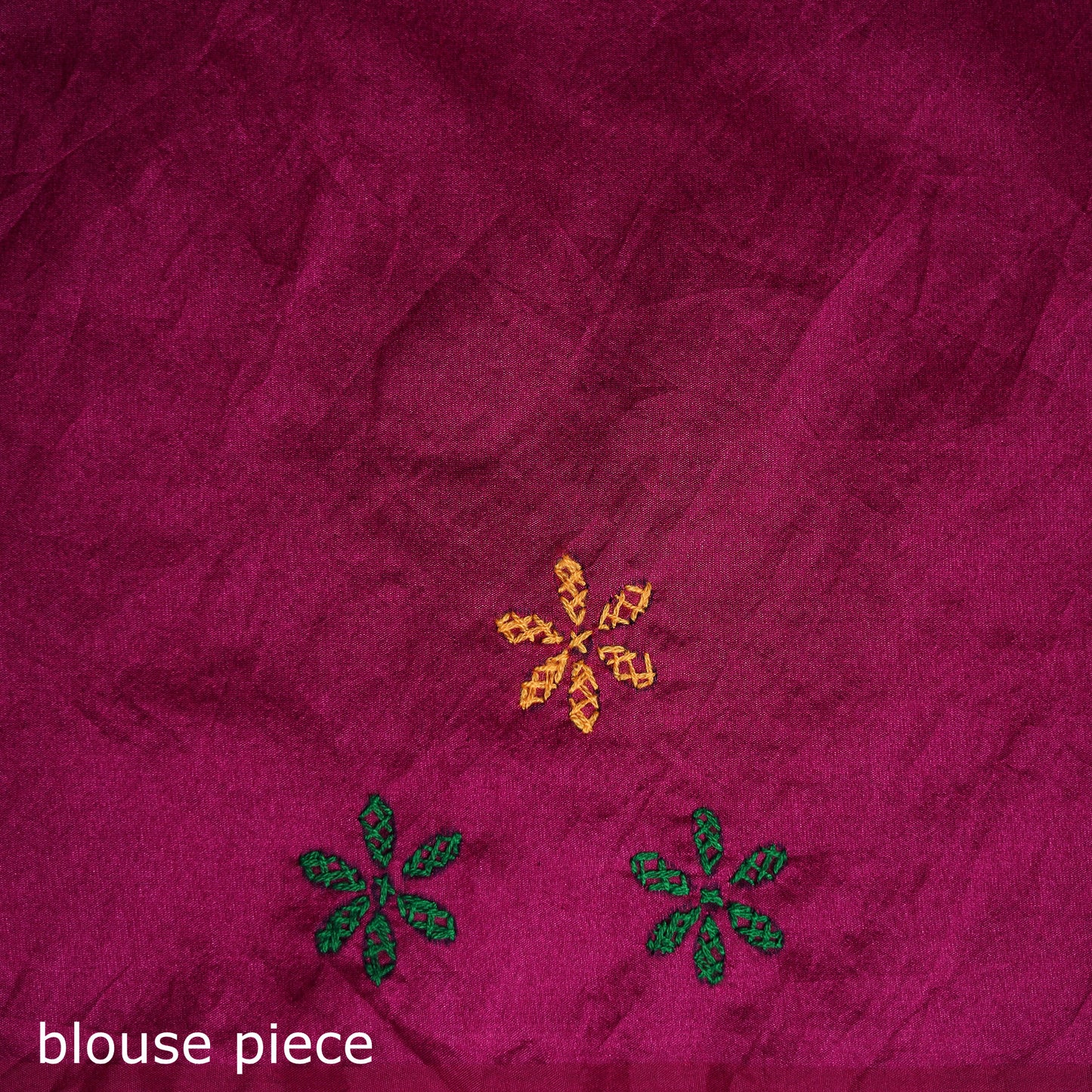 Hand Embroidered Silk Saree 21