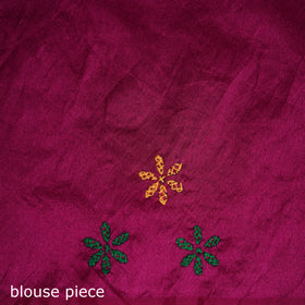 Hand Embroidered Silk Saree 21
