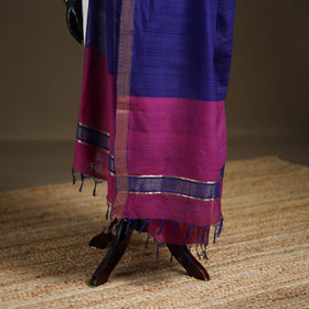 Pure Handloom Cotton Nizam Zari Border Mangalagiri Dupatta 60