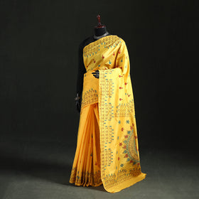 Hand Embroidered Silk Saree 22