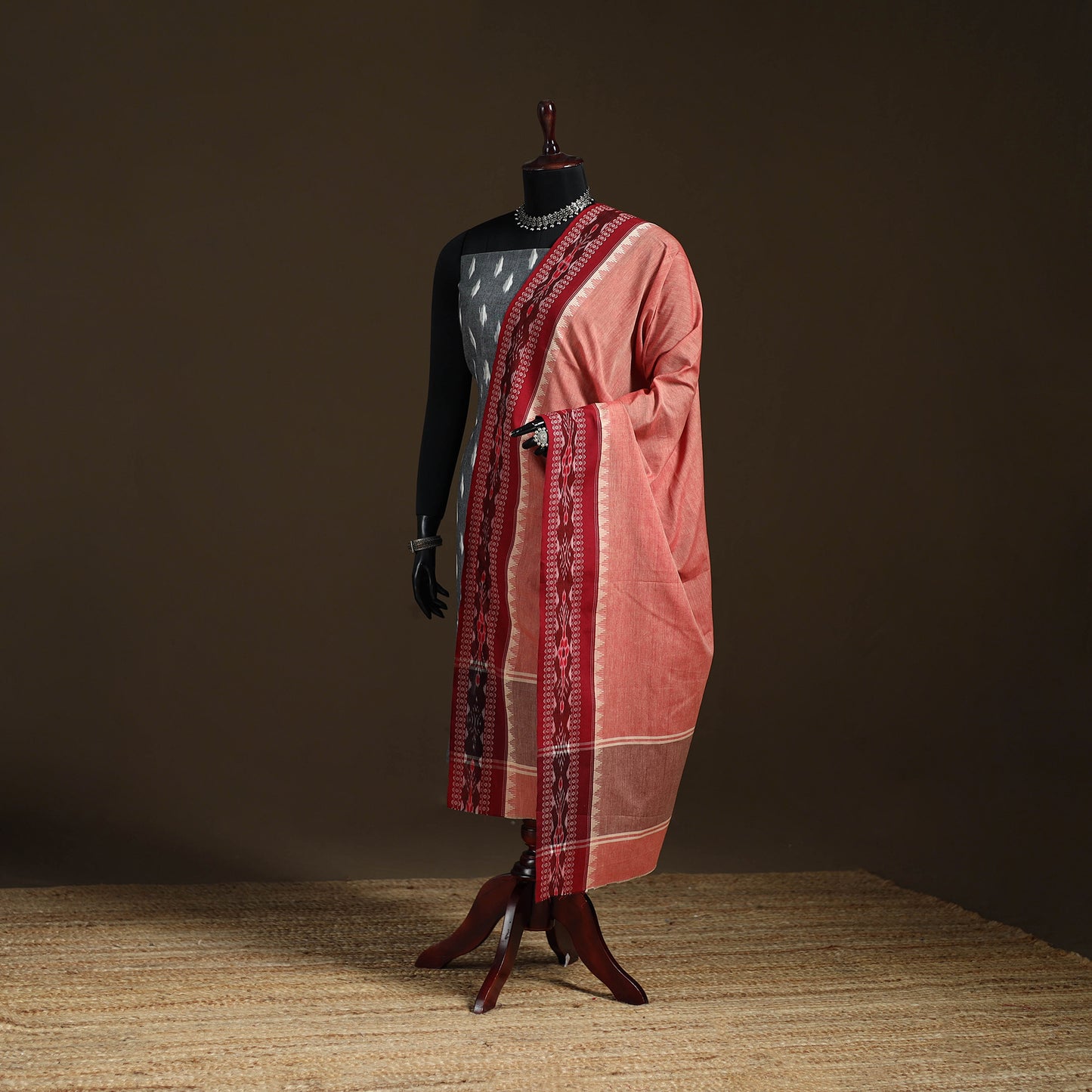 Sambalpuri Ikat Cotton Dupatta from Odisha 15