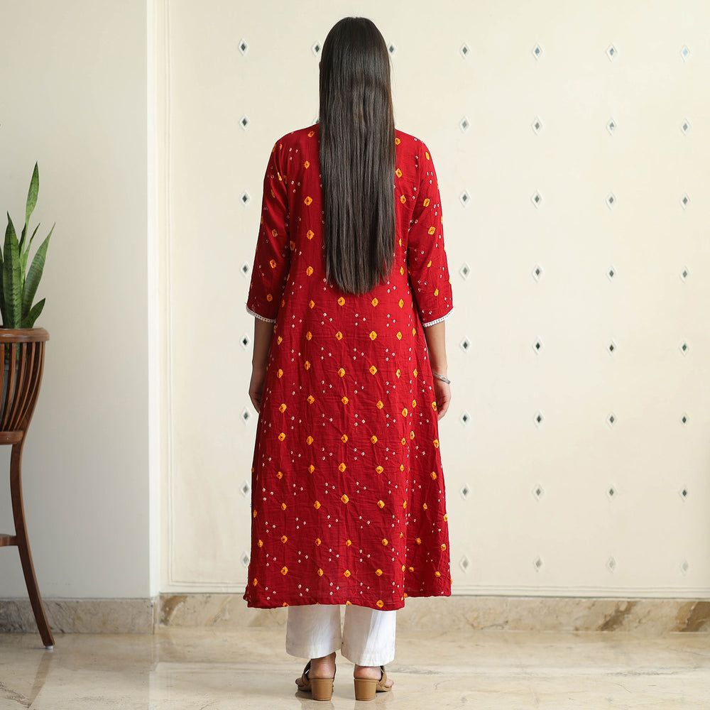 bandhani kurta