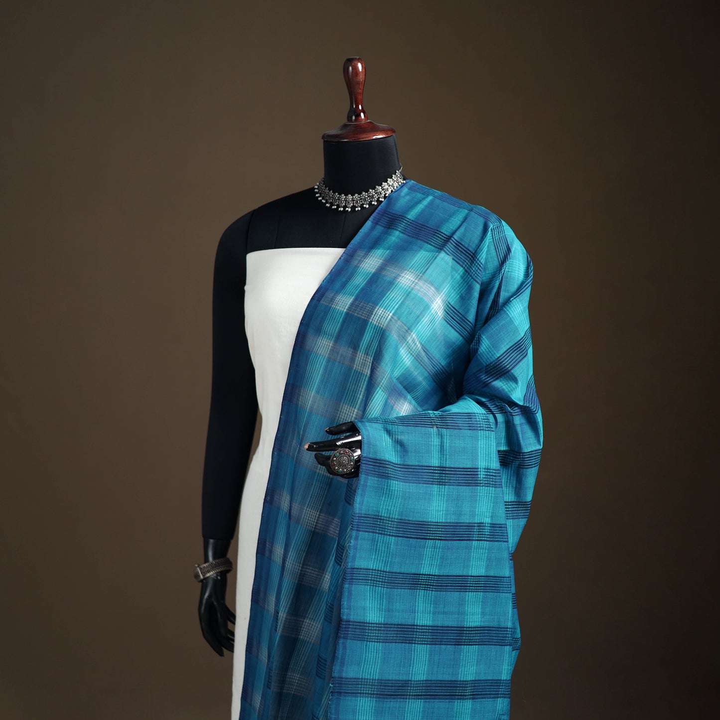Pure Handloom Cotton Mangalagiri Dupatta 62