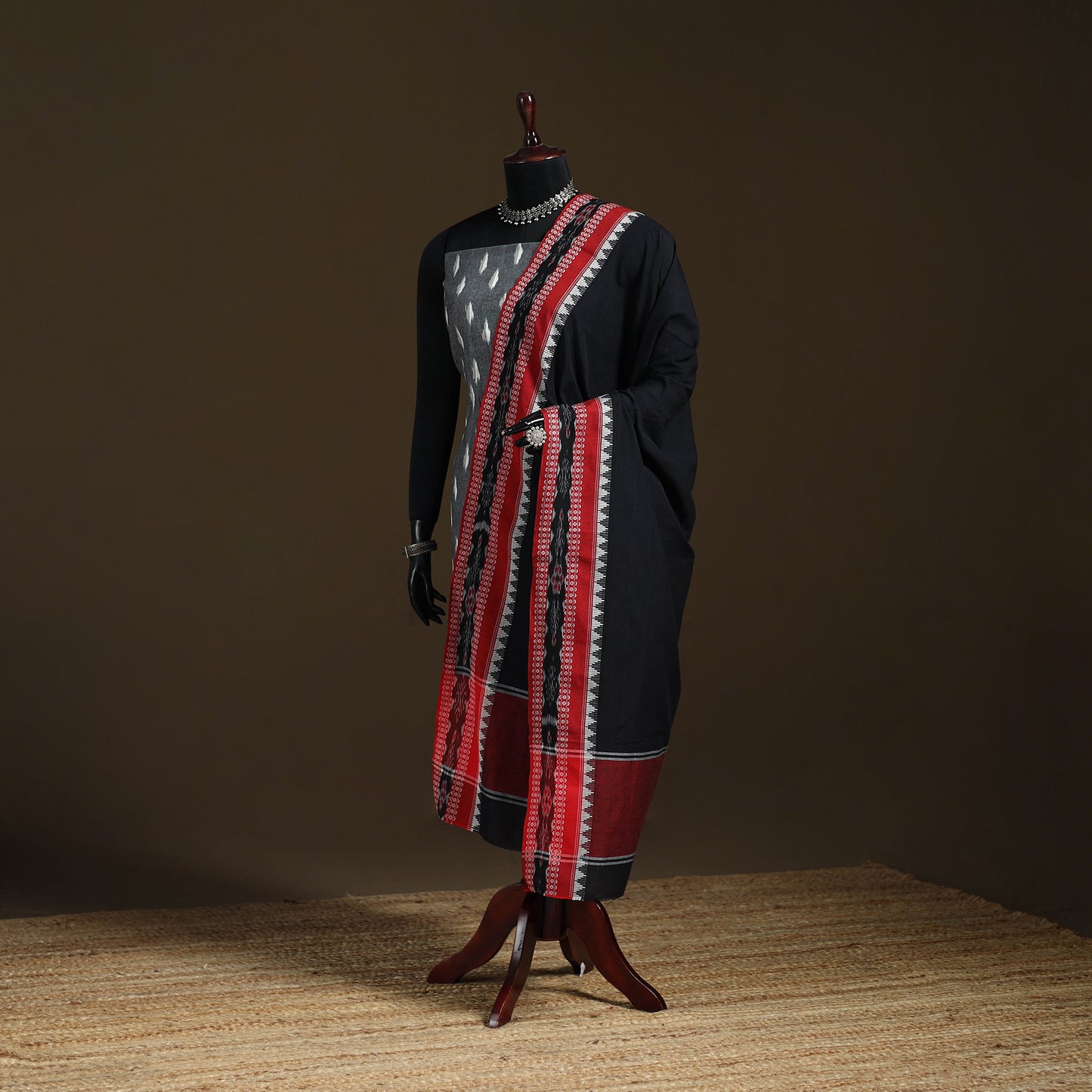Sambalpuri Ikat Cotton Dupatta from Odisha 16