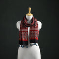 Pure Cotton Ajrakh Hand Block Print Natural Dyed Stole 02