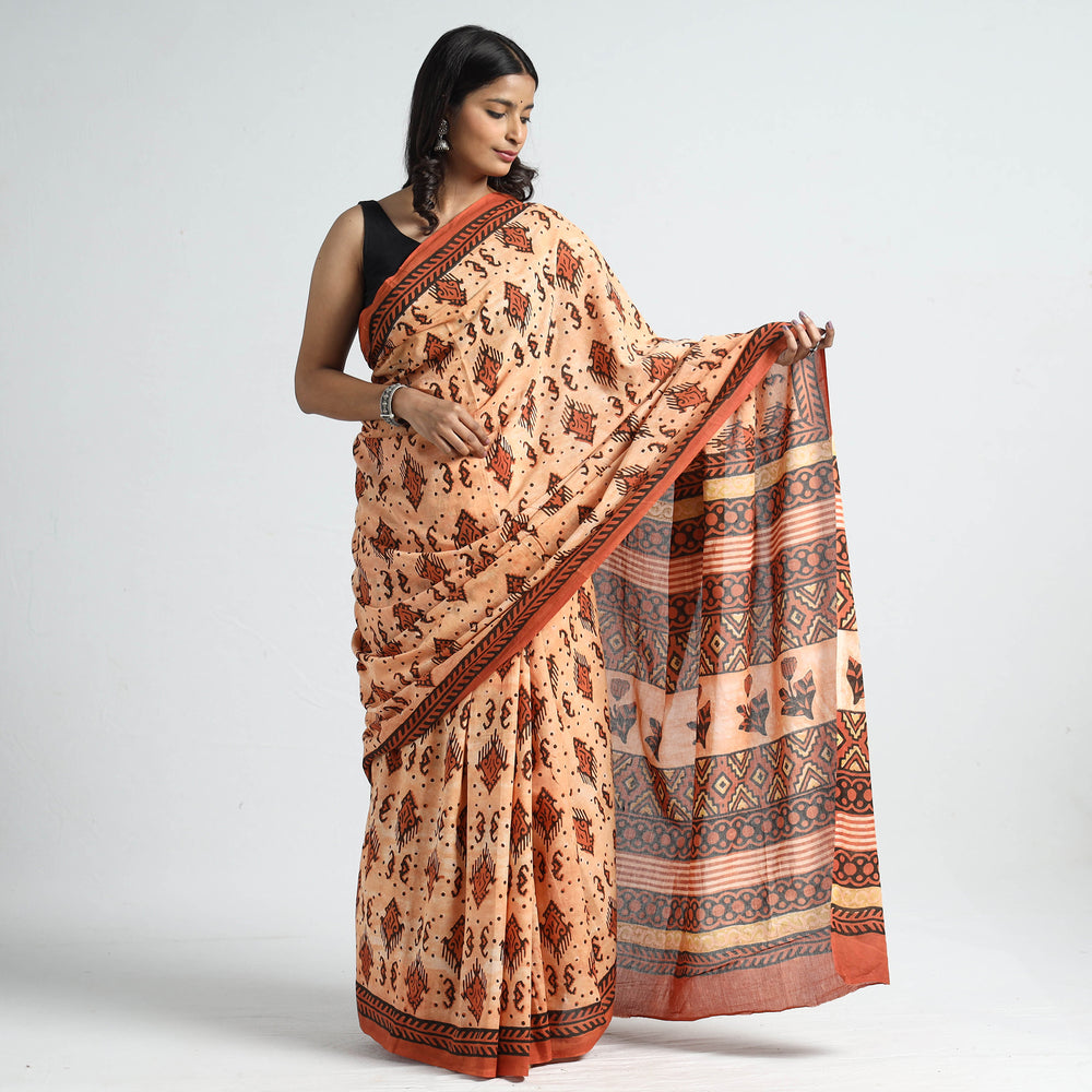 Bagru Saree