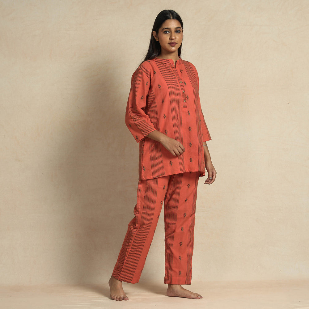 jacquard night suit