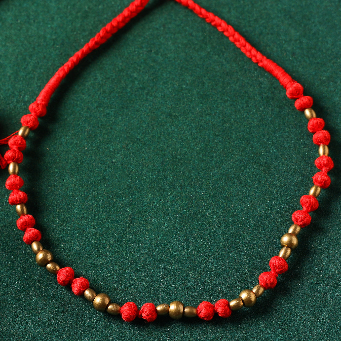 Tribal Odisha Dokra Threadwork Necklace