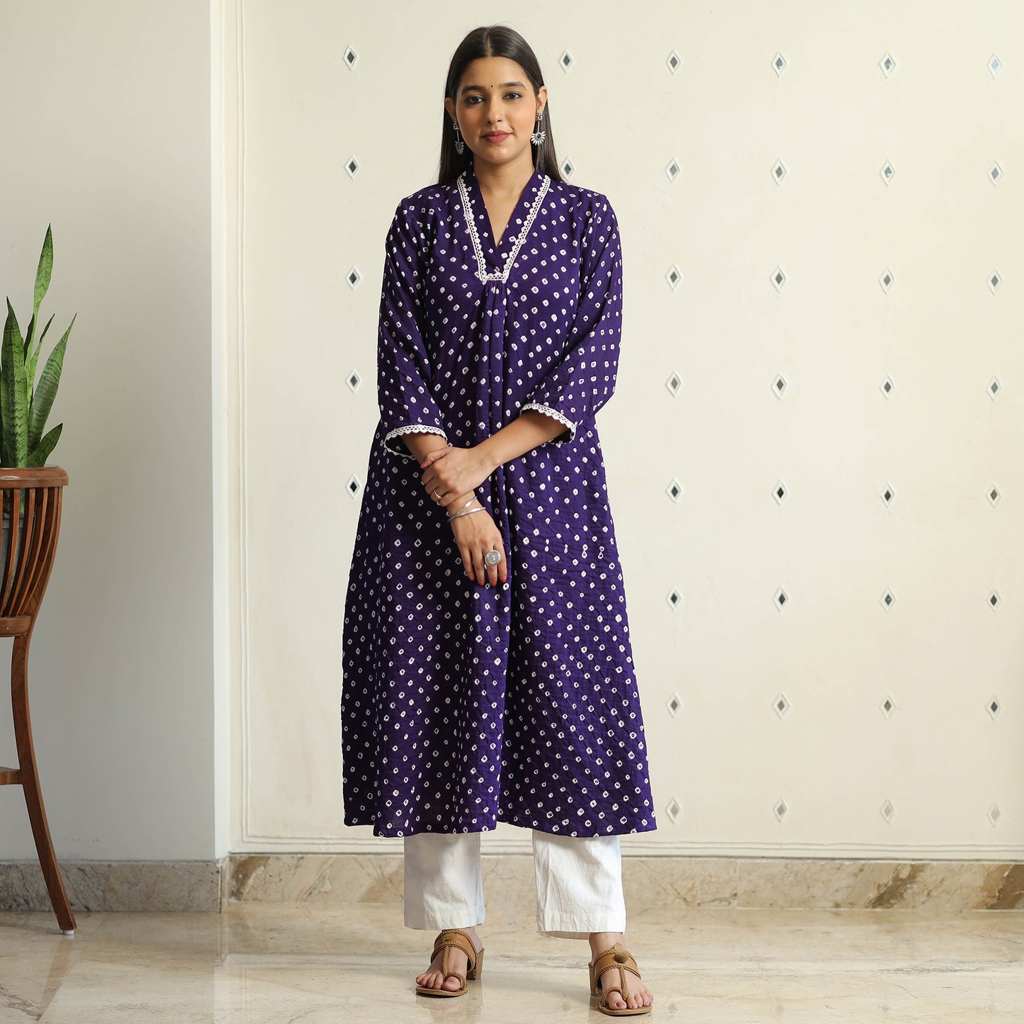 bandhani kurta