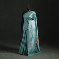 Hand Embroidered Silk Saree 24