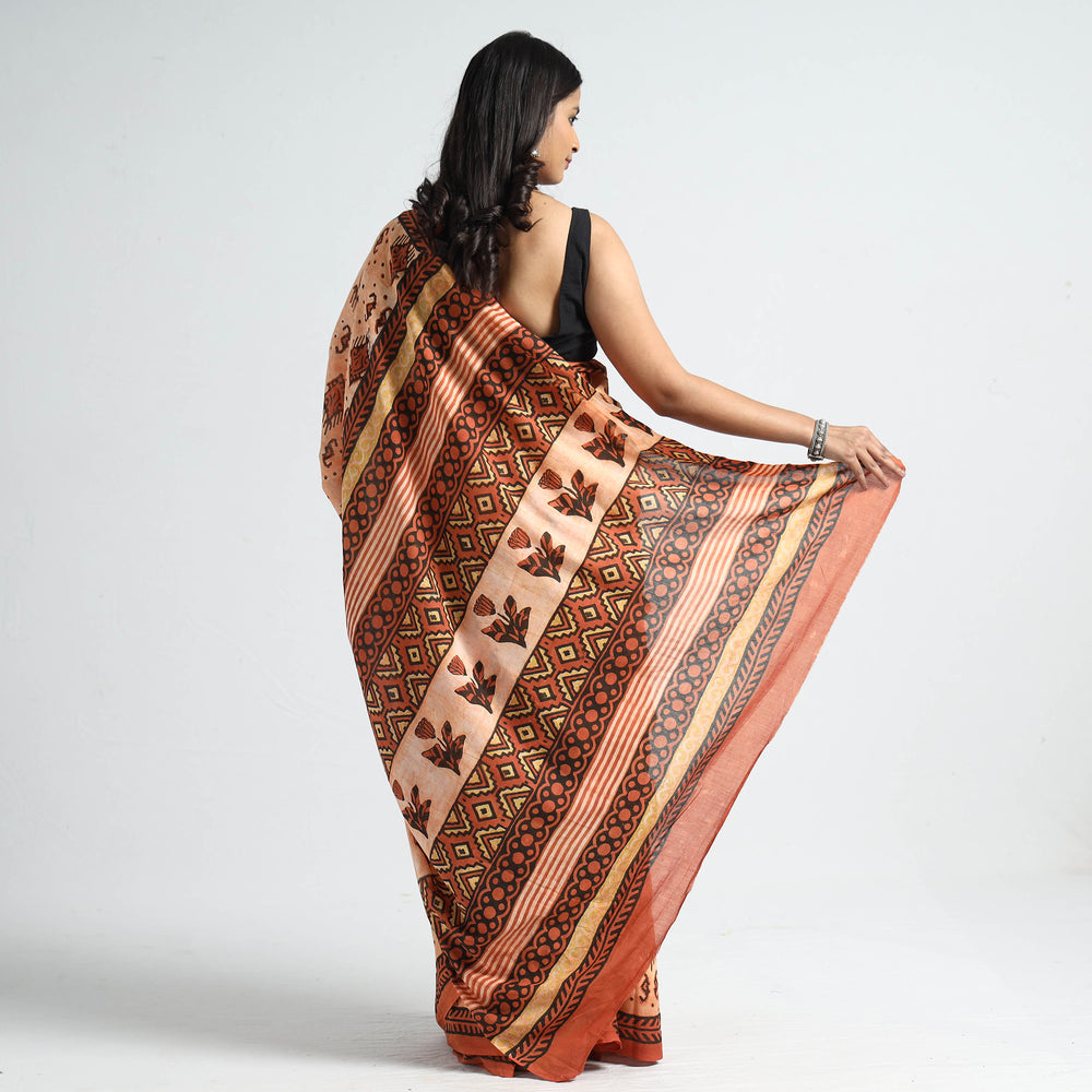 Bagru Saree