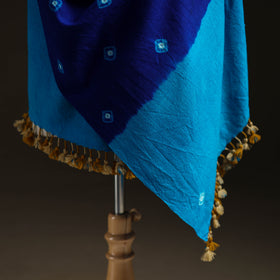 Kutch Handwoven Merino Wool Bandhani Tie-Dye Shawl 23