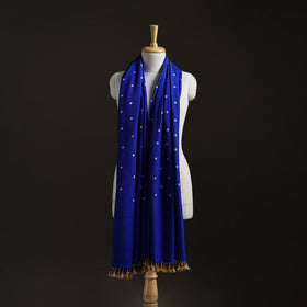 Kutch Handwoven Merino Wool Bandhani Tie-Dye Shawl 24