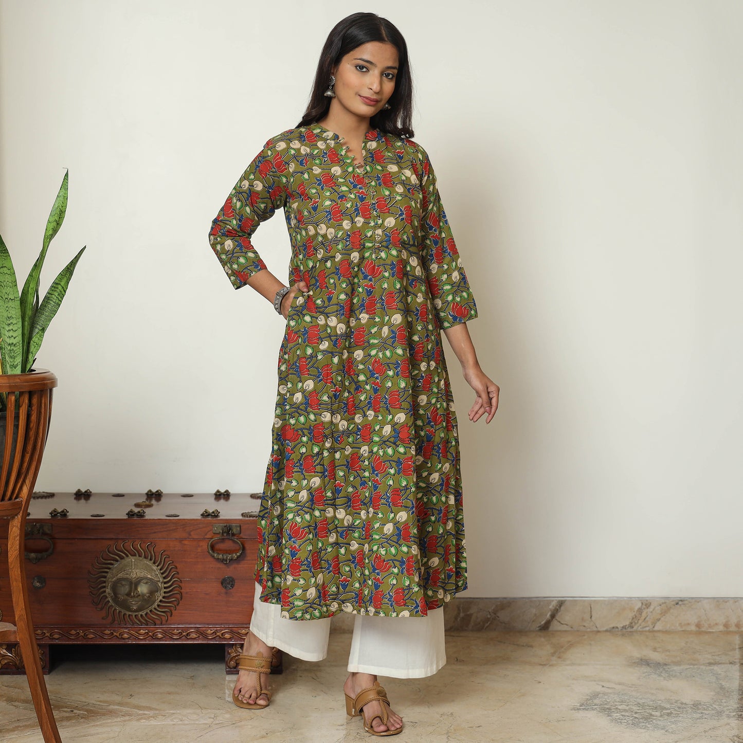 kalamkari printed kurta