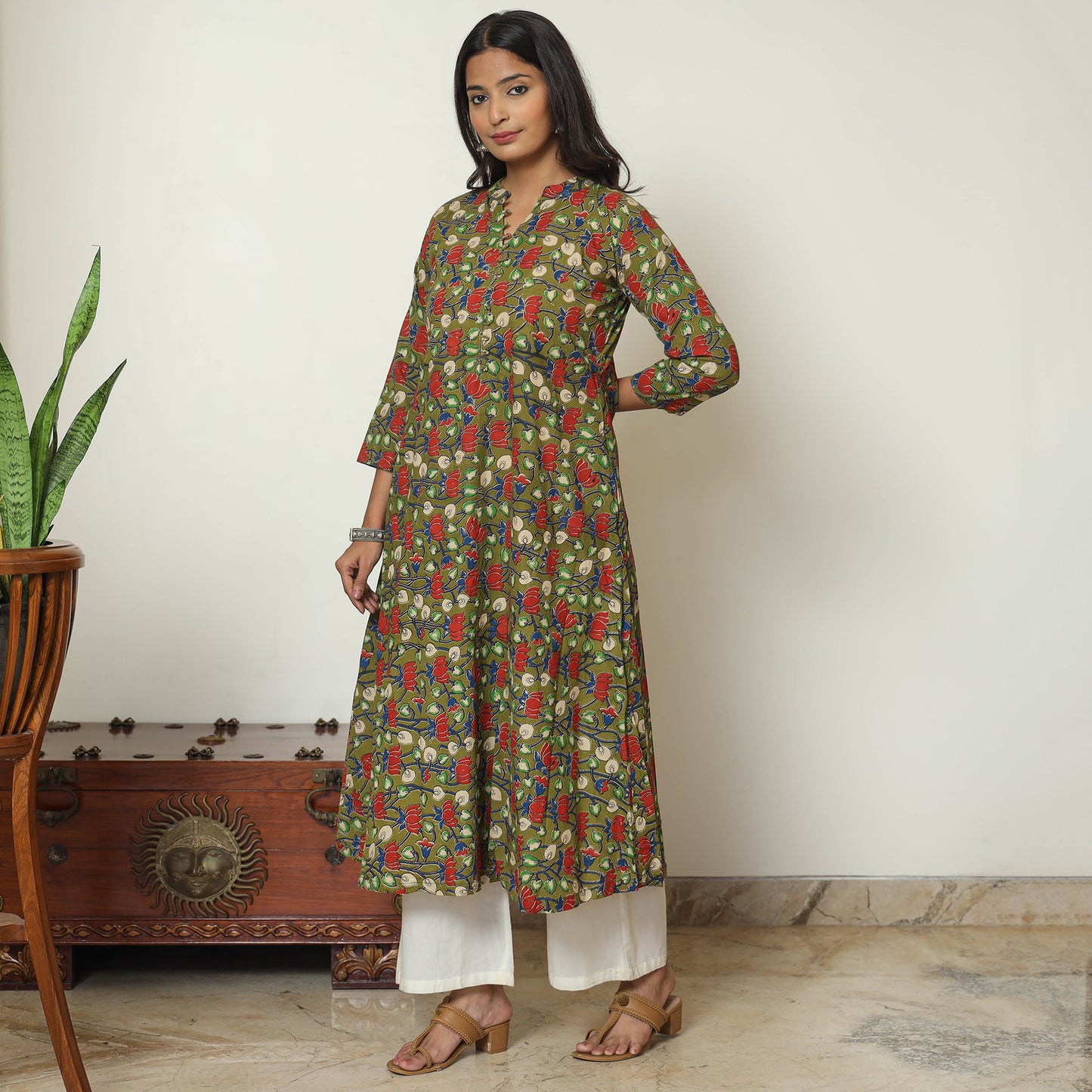 kalamkari printed kurta