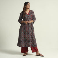 ajrakh kurta with palazzo set 