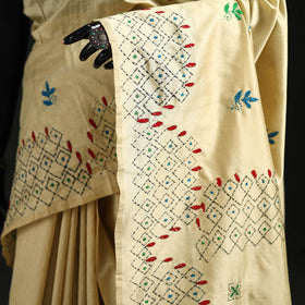 Hand Embroidered Silk Saree 25