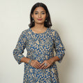 Buy Kalamkari Printed Cotton Straight Kurta 14 Online at iTokri.com
