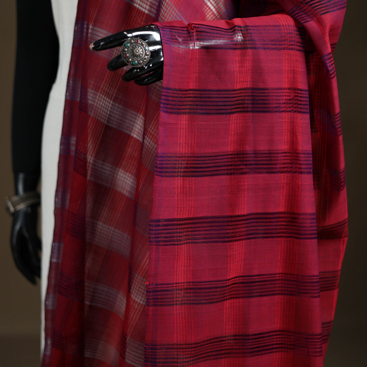 Pure Handloom Cotton Mangalagiri Dupatta 67
