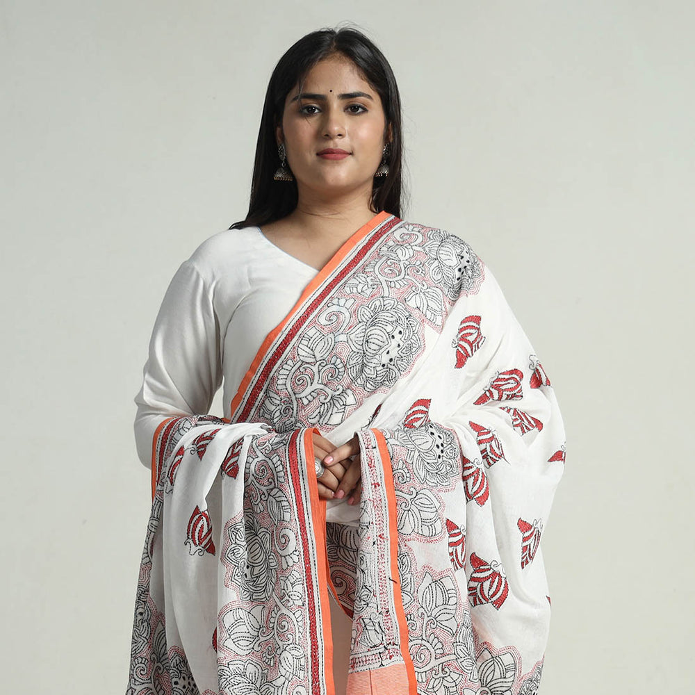 Kantha Embroidery Dupatta