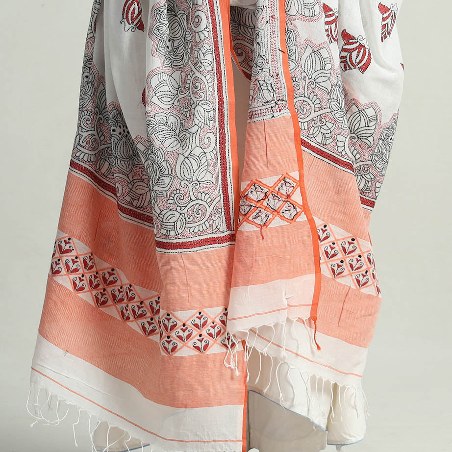 Kantha Embroidery Dupatta