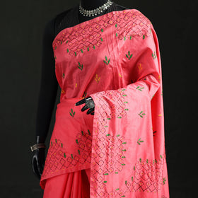 Hand Embroidered Silk Saree 27