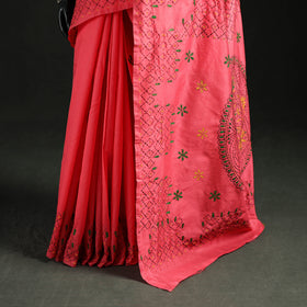 Hand Embroidered Silk Saree 27